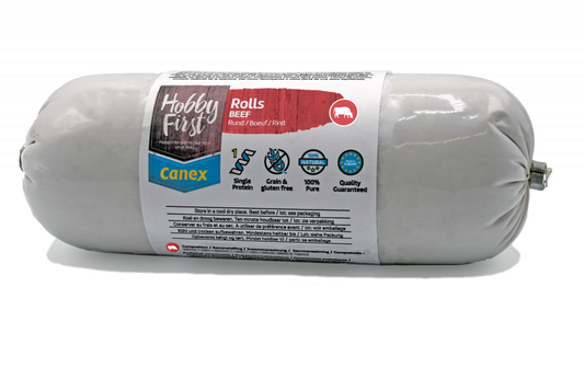 Hobby First Canex high protein roll beef 400gr