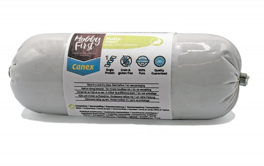 Hobby First Canex high protein roll rabbit 400gr