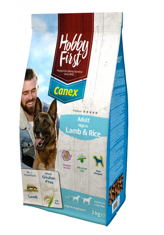 Hobby First Canex adult lamb&rice 3kg