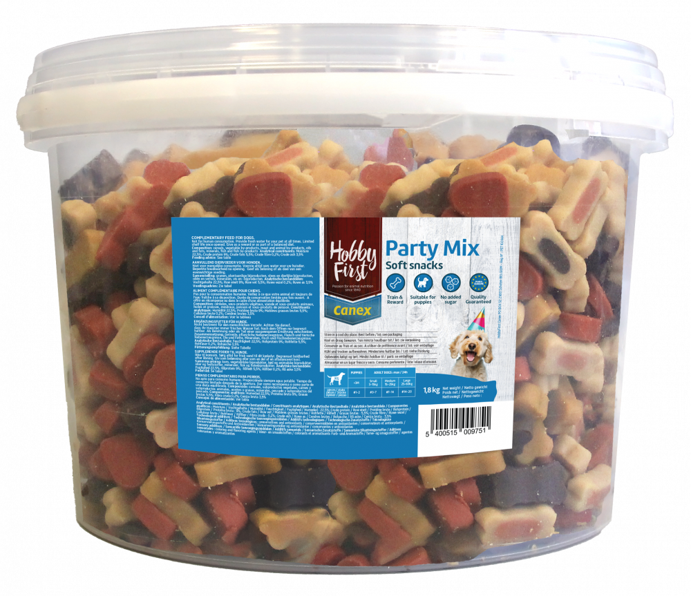 Hobby First Canex soft snacks party mix 1,8kg