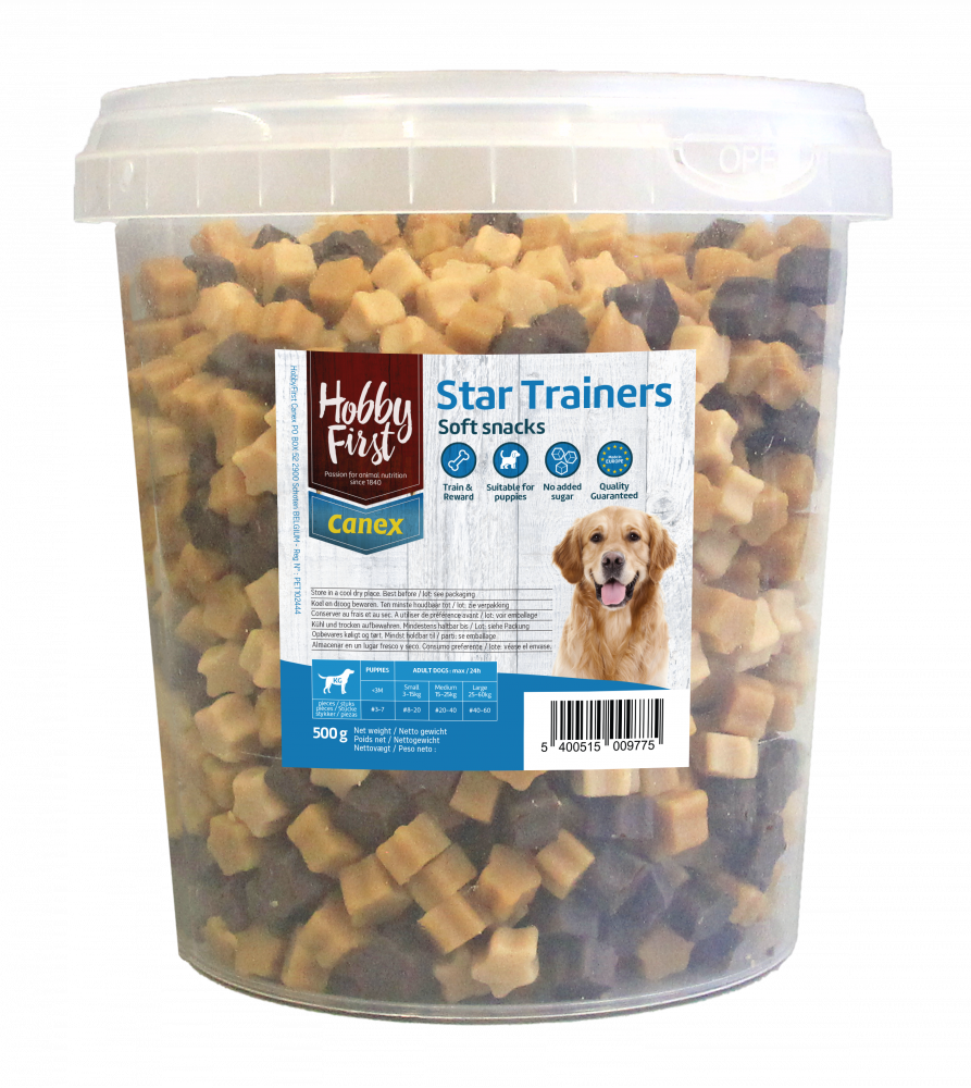 Hobby First Canex soft snacks star trainers 500gr