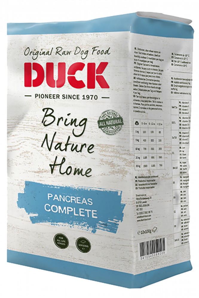 Duck pancreas complete 10x100gr