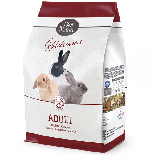 Deli Nature Rodelicious adult konijnen 2,5kg