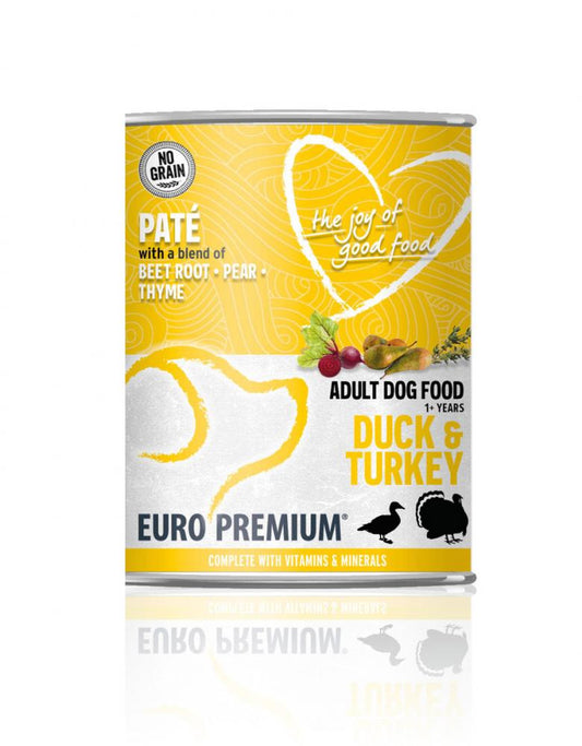 Euro-Premium pate adult duck&turkey 400gr