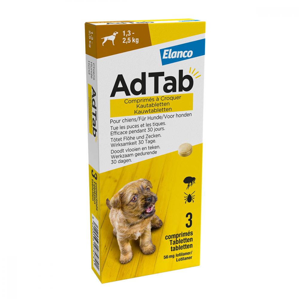 AdTab hond kauwtabl 1,3-2,5kg 3tabl