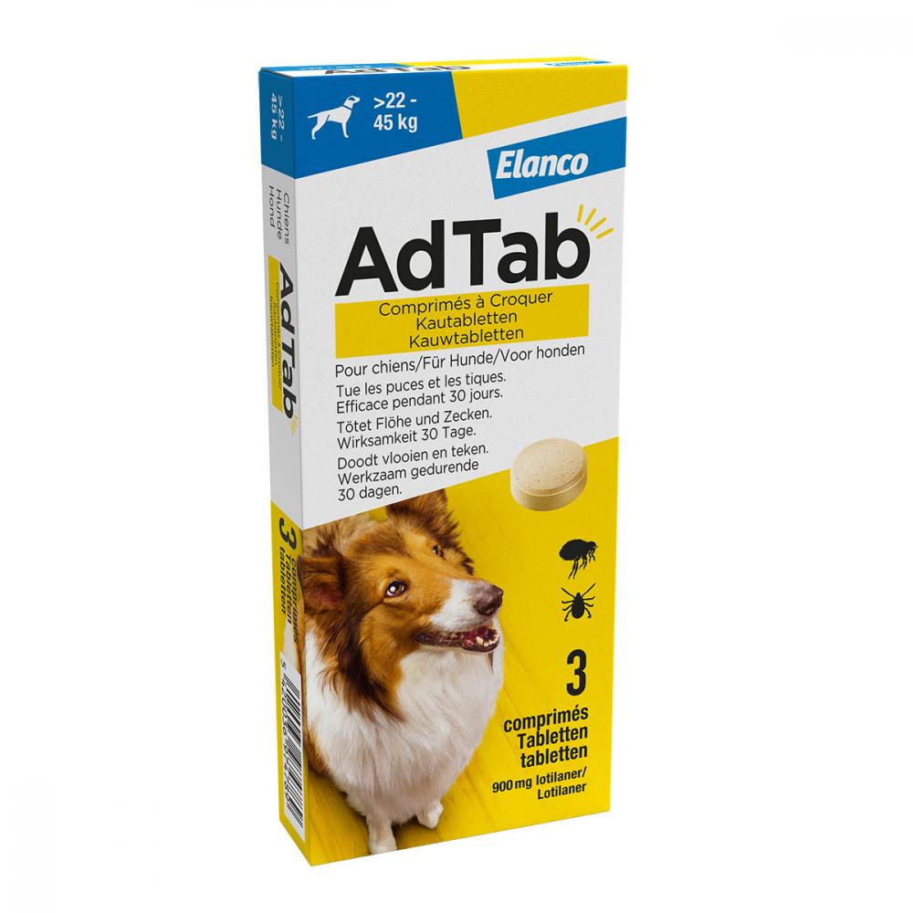 AdTab hond kauwtabl >22-45kg 3tabl