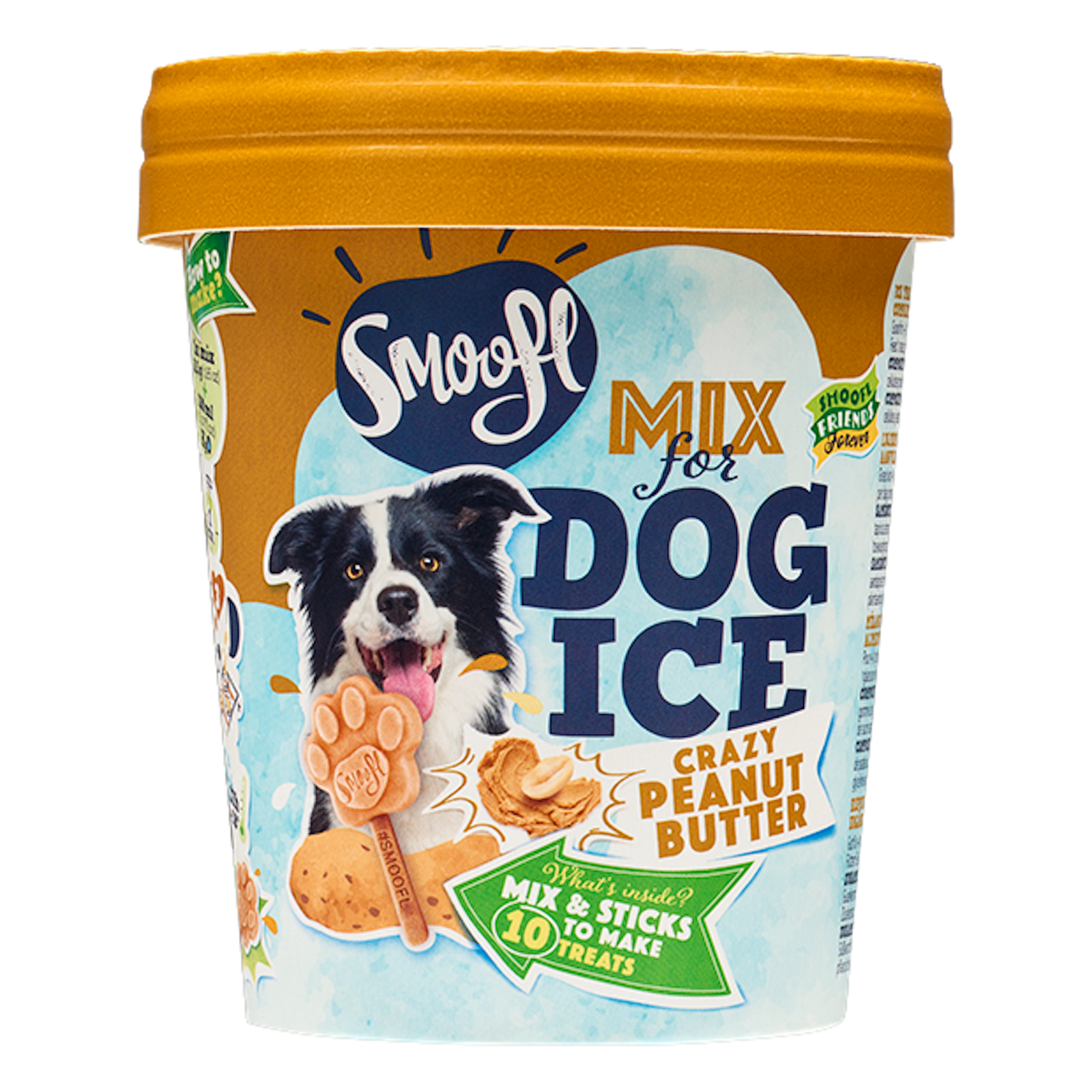 Smoofl honden ijsmix pindakaas 160gr