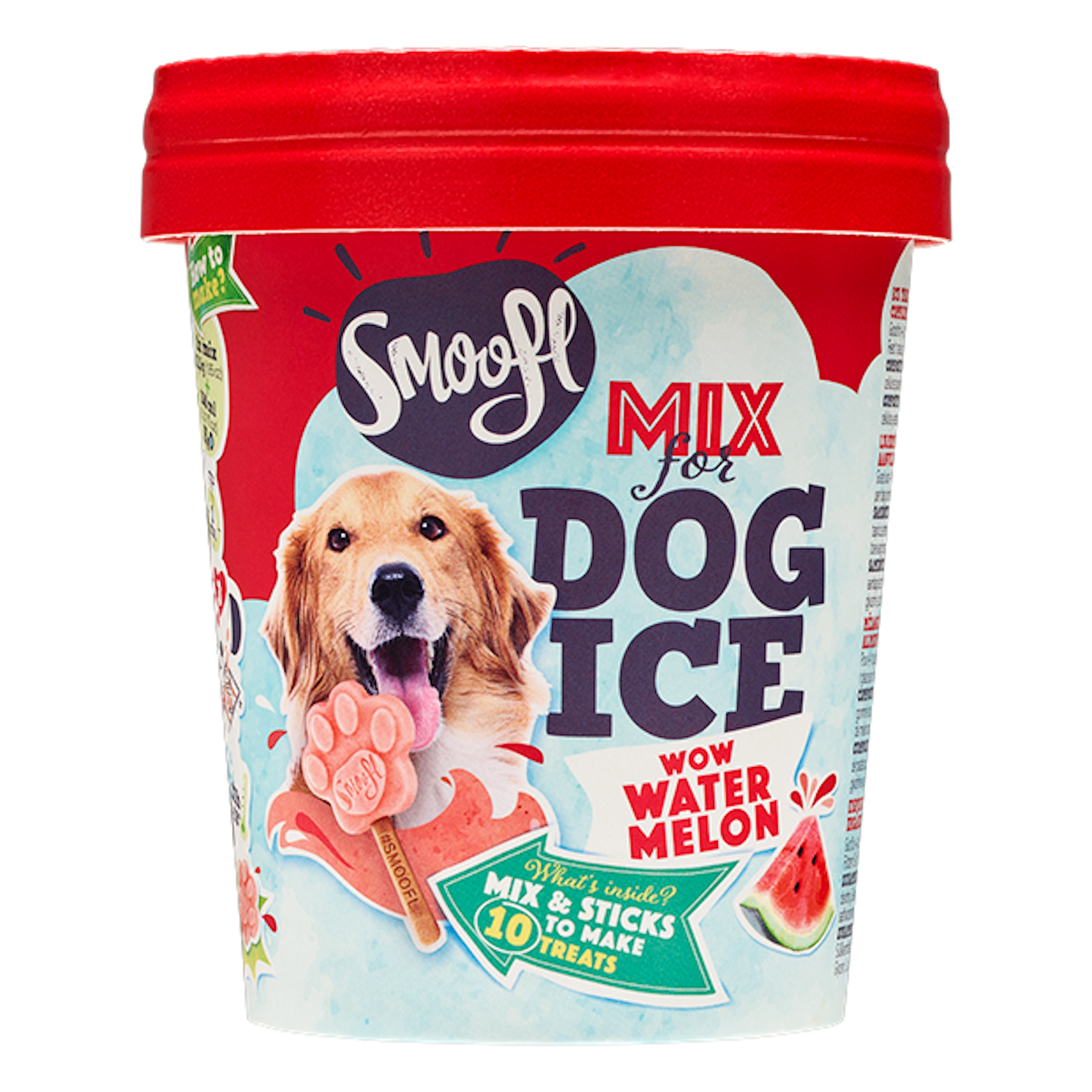Smoofl honden ijsmix watermeloen 160gr