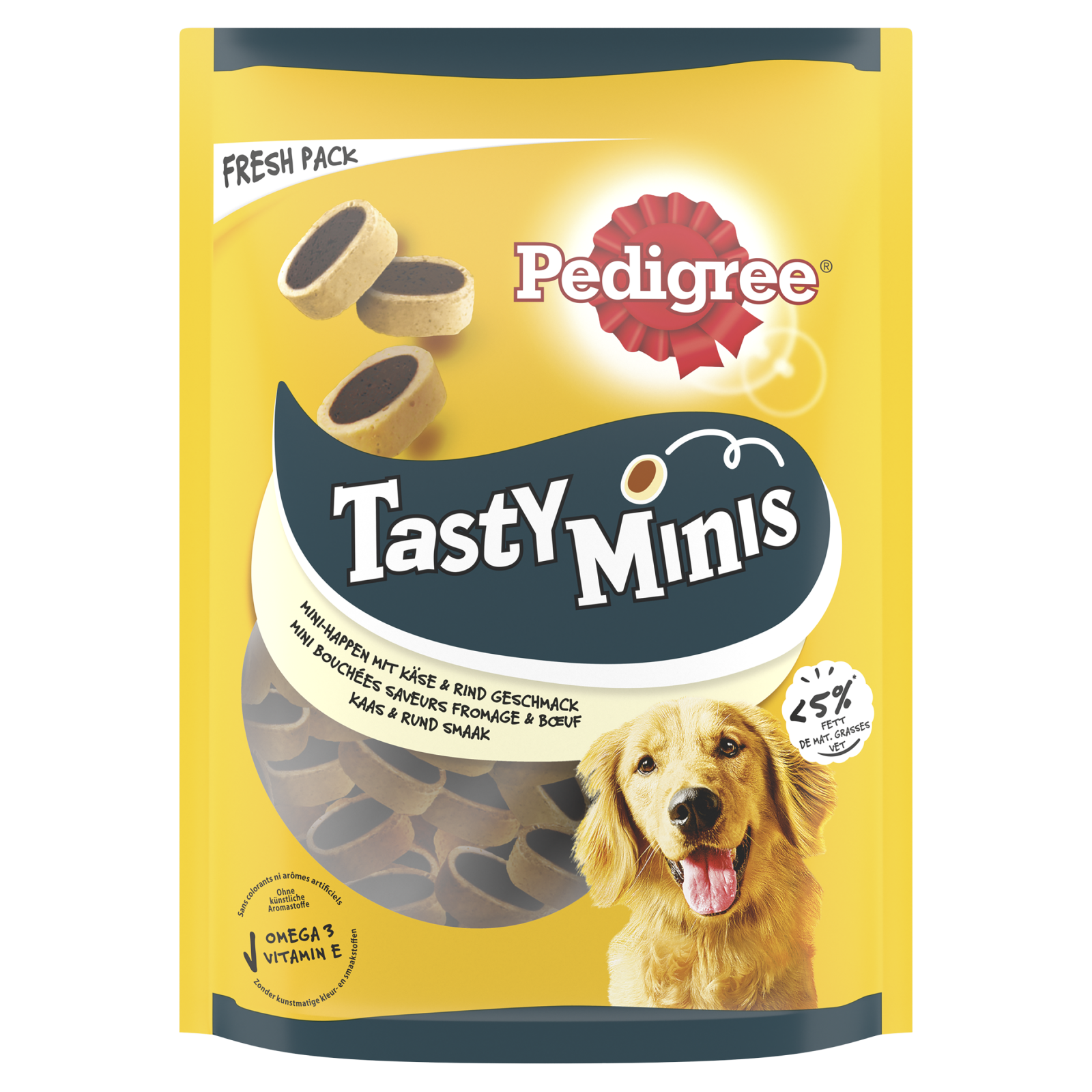 Pedigree tasty minis cheesy bites 140gr