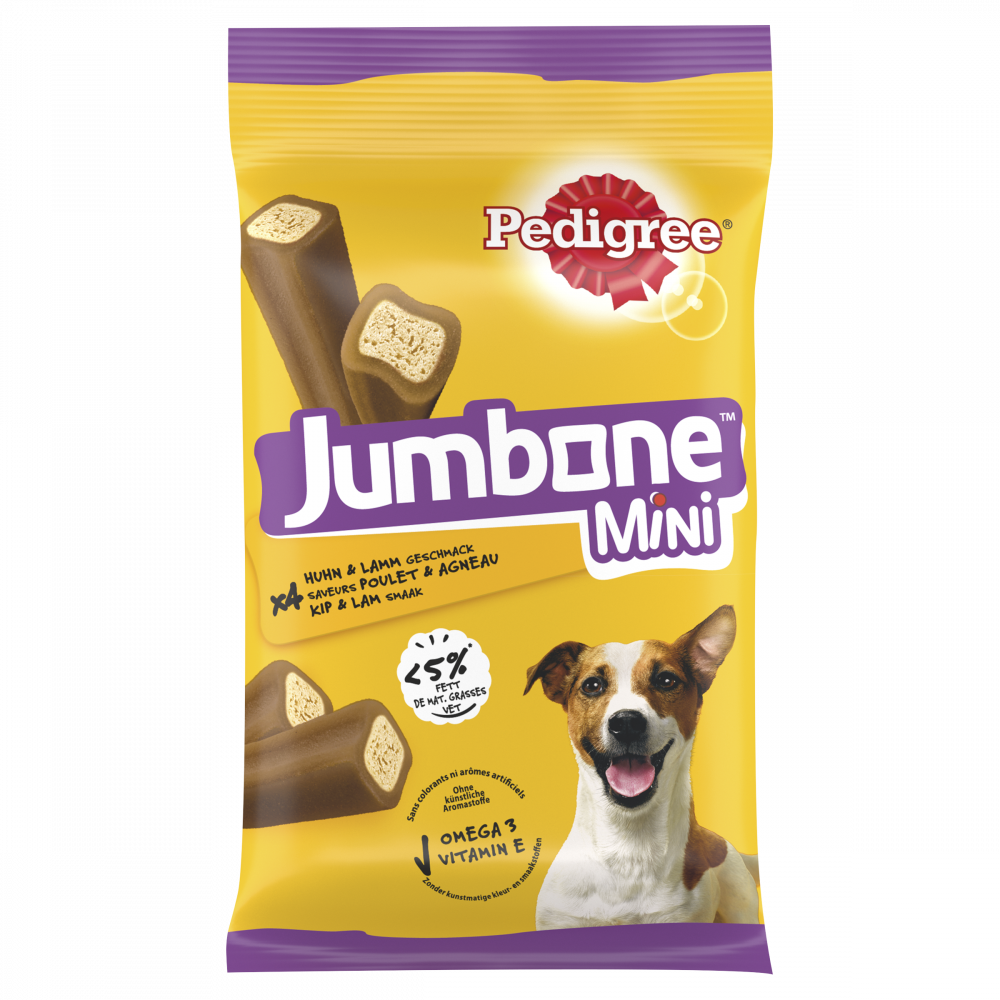 Pedigree jumbone mini kip&lam 160gr
