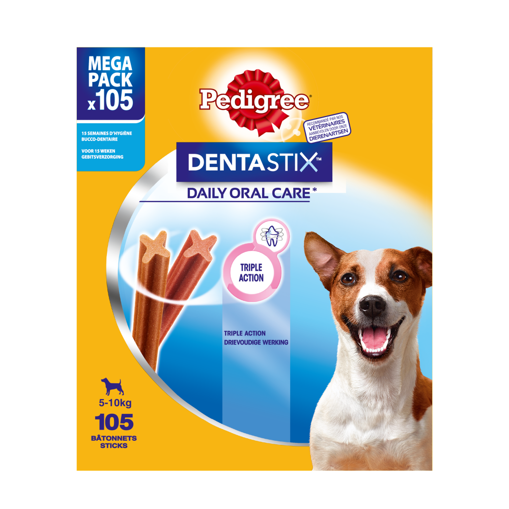 Pedigree dentastix mini mega pack 105pack 15x110gr