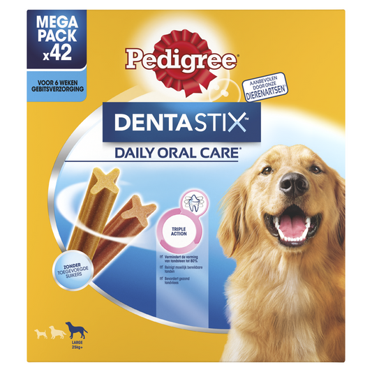 Pedigree dentastix maxi multipack 42-pack 1,62kg