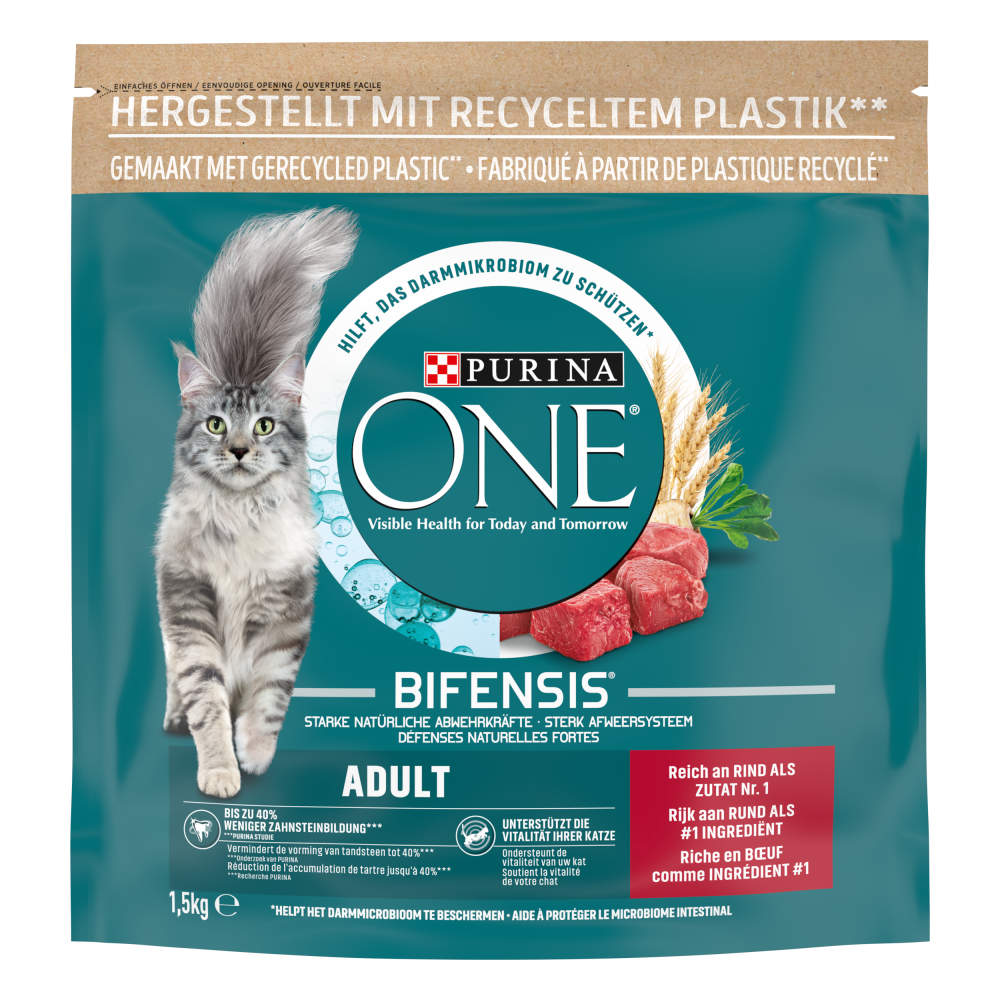 Purina One adult rund&verse groenten 1,5kg