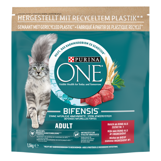 Purina One adult rund&verse groenten 1,5kg