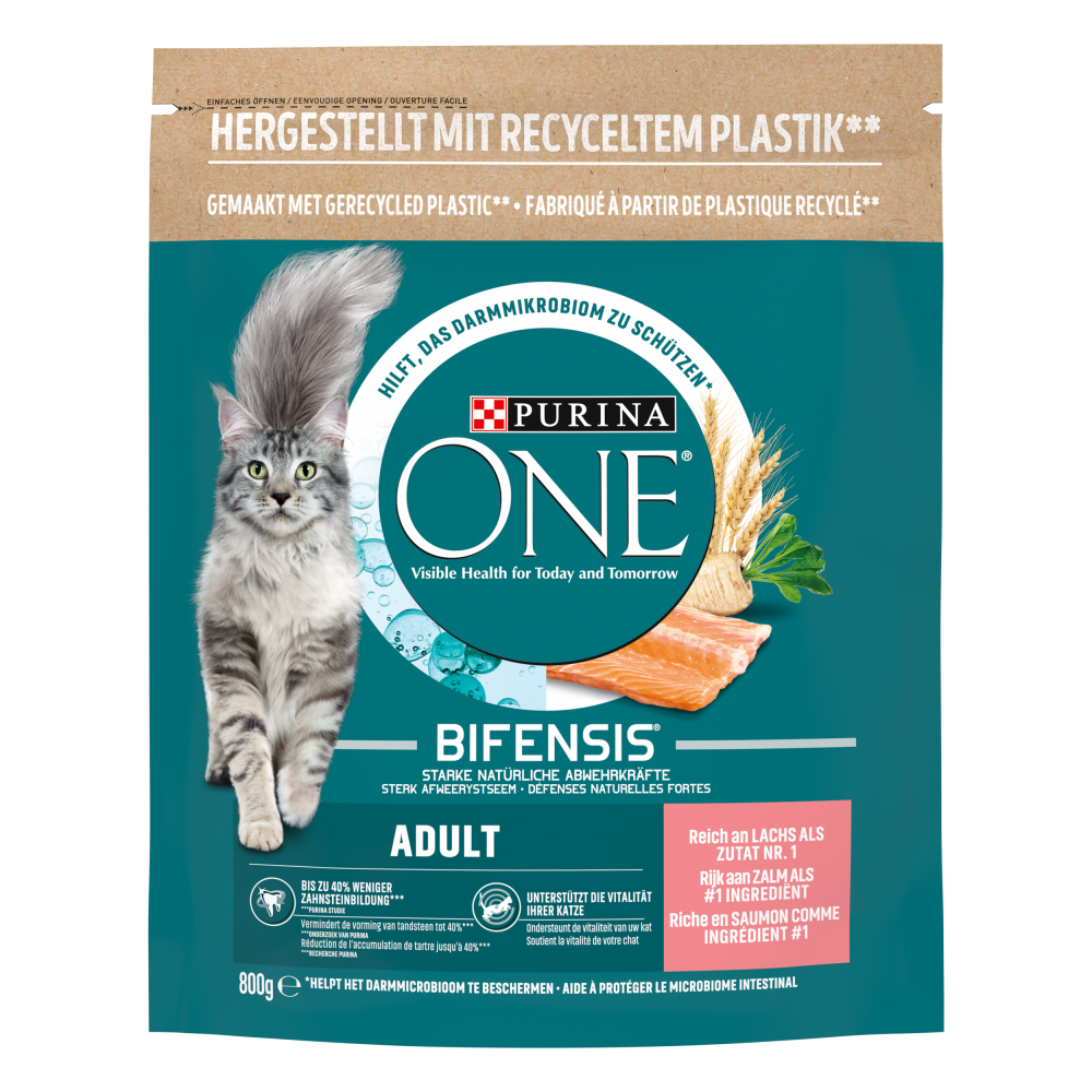 Purina One adult zalm 800gr