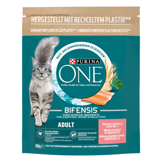 Purina One adult zalm 800gr