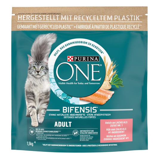 Purina One adult zalm&verse groenten 1,5kg