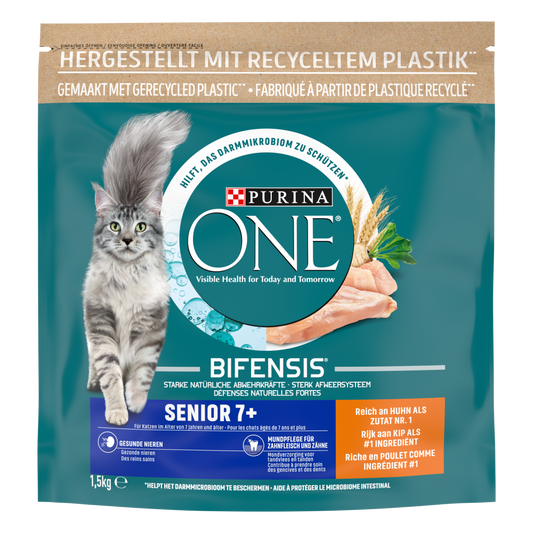 Purina One senior kip&verse groenten 1,5kg