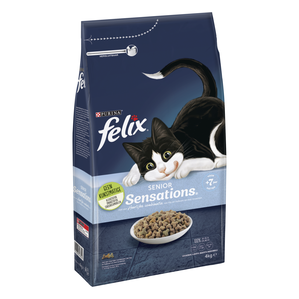 Felix Sensations droog senior 4kg