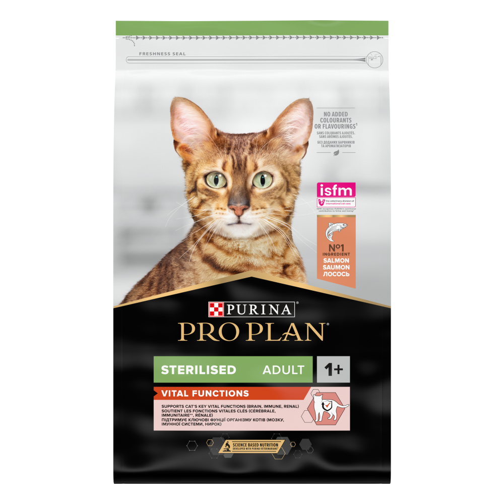 Pro Plan adult sterilised vital functions zalm 10kg