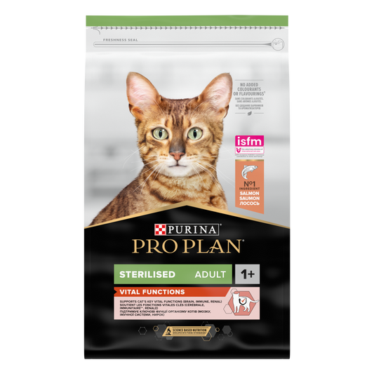 Pro Plan adult sterilised vital functions zalm 10kg
