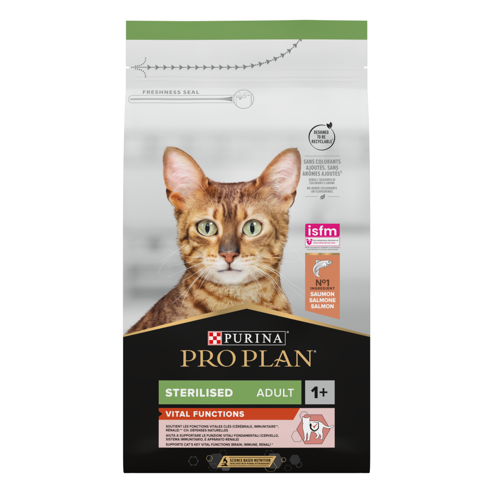 Pro Plan adult sterilised vital functions zalm 1,5kg