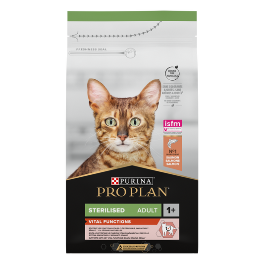 Pro Plan adult sterilised vital functions zalm 1,5kg