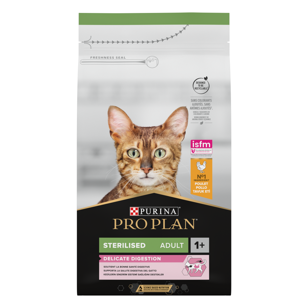 Pro Plan adult sterilised delicate digestion kip 1,5kg