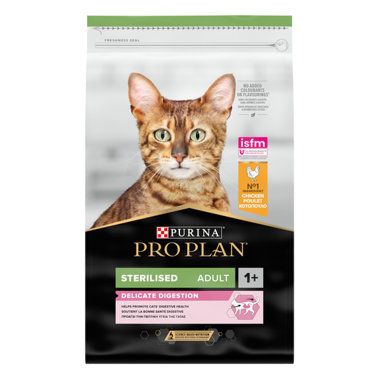 Pro Plan adult sterilised delicate digestion kip 10kg