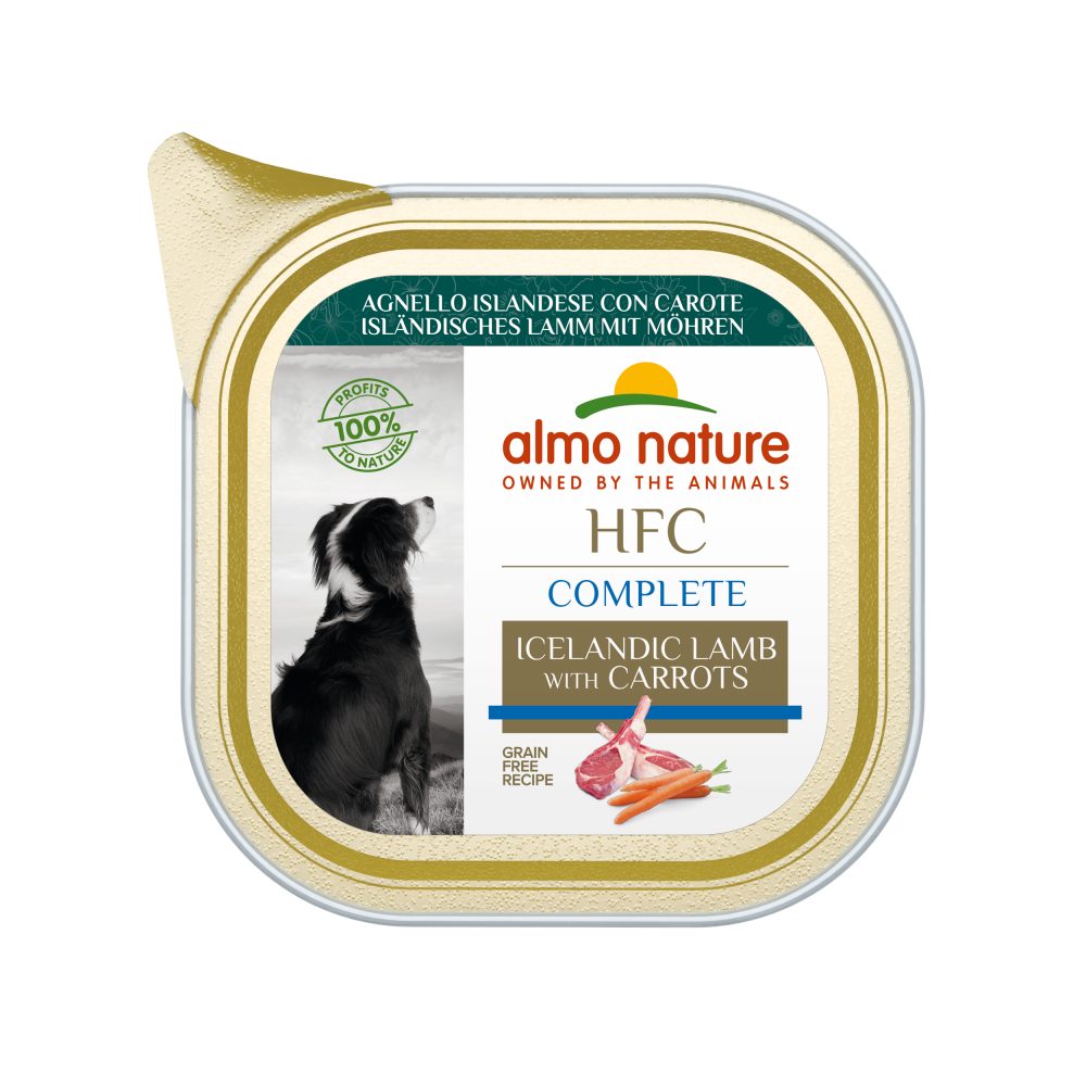 Almo Nature HFC dog alu complete lam&wortel 85gr
