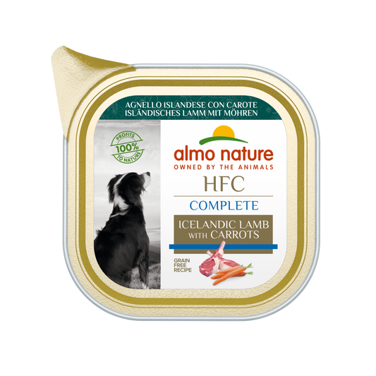 Almo Nature HFC dog alu complete lam&wortel 85gr