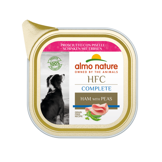 Almo Nature HFC dog alu complete ham&erwten 85gr