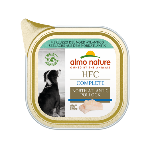Almo Nature HFC dog alu complete noord atlantische pollock 85gr