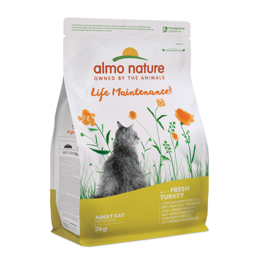 Almo Nature Holistic cat maintenance kalkoen&rijst 2kg