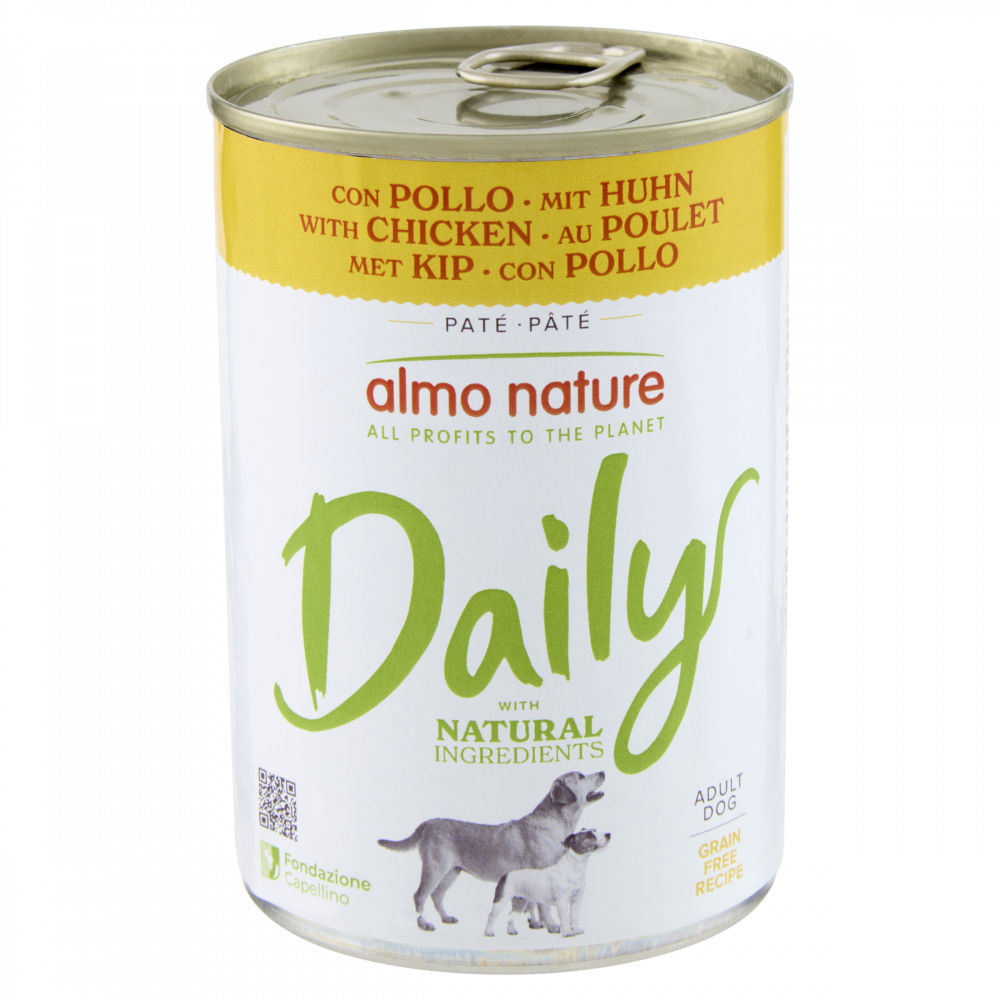Almo Nature Daily dog blik kip 400gr