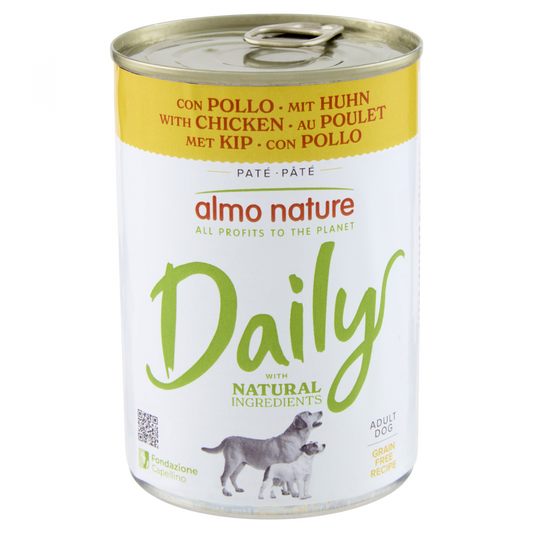 Almo Nature Daily dog blik kip 400gr
