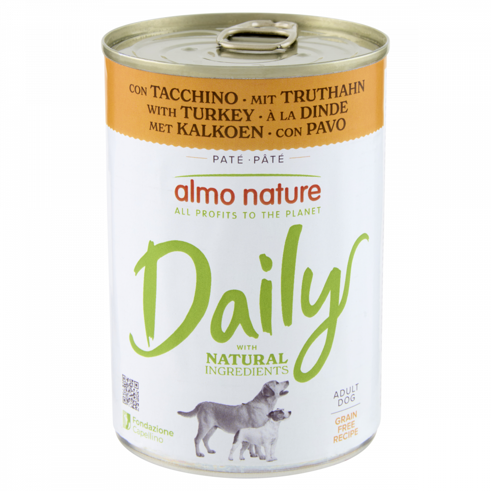 Almo Nature Daily dog blik kalkoen 400gr