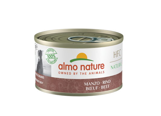 Almo Nature HFC dog blik natural rundvlees 95gr