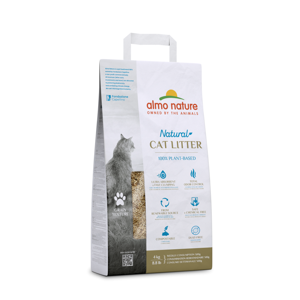 Almo Nature cat litter grain texture 4kg