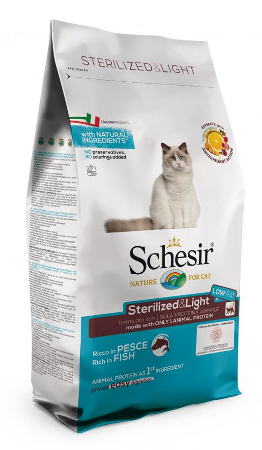 Schesir kat dry sterilized vis 1,5kg