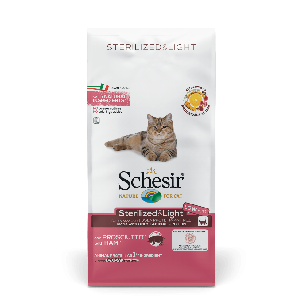 Schesir kat dry sterilized ham 10kg