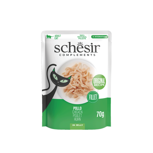 Schesir Complementary kat pouch gelei kip 70gr