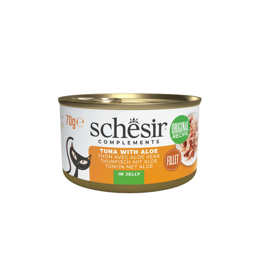 Schesir Complementary kat blik gelei tonijn&aloe 70gr