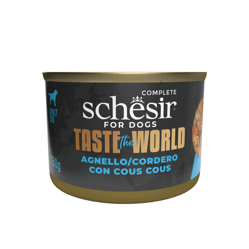 Schesir Taste The World hond blik lam couscous 150gr