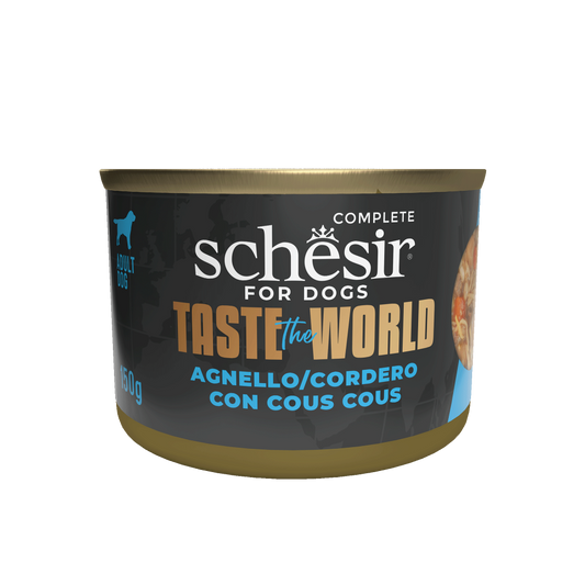 Schesir Taste The World hond blik lam couscous 150gr