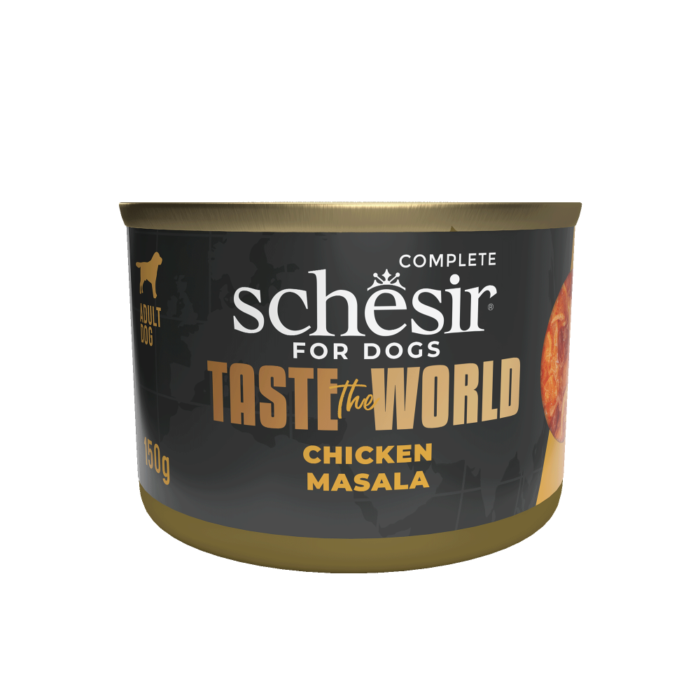 Schesir Taste The World hond blik kip masala 150gr