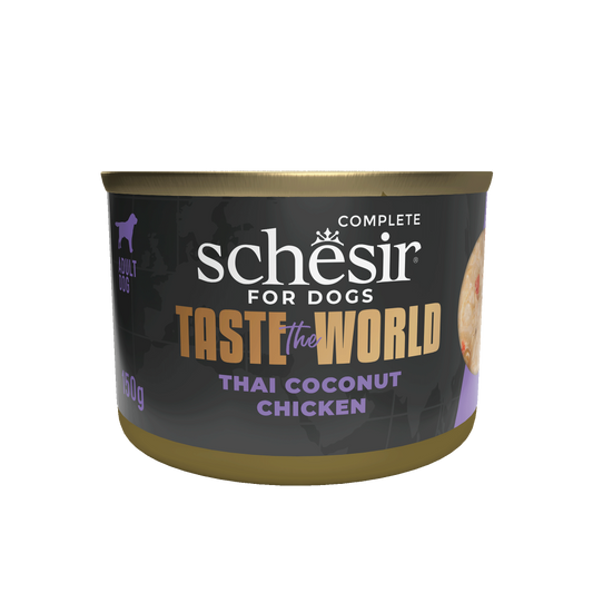 Schesir Taste The World hond blik kip thai coconut 150gr