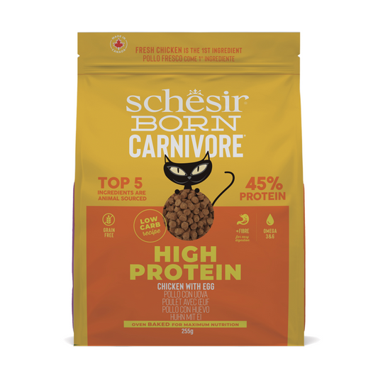 Schesir Born Carnivore kat dry kip&ei 255gr
