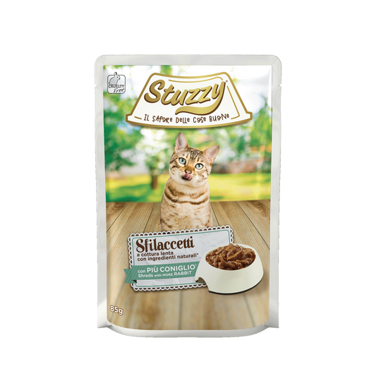 Stuzzy Kat Shreds konijn 85gr