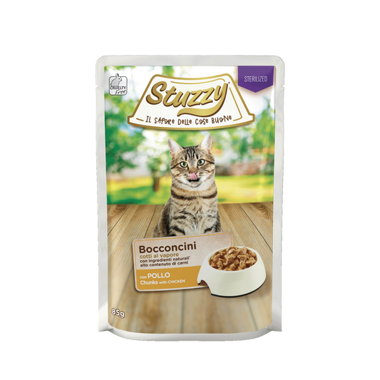 Stuzzy Kat Chunks Sterilized kip 85gr